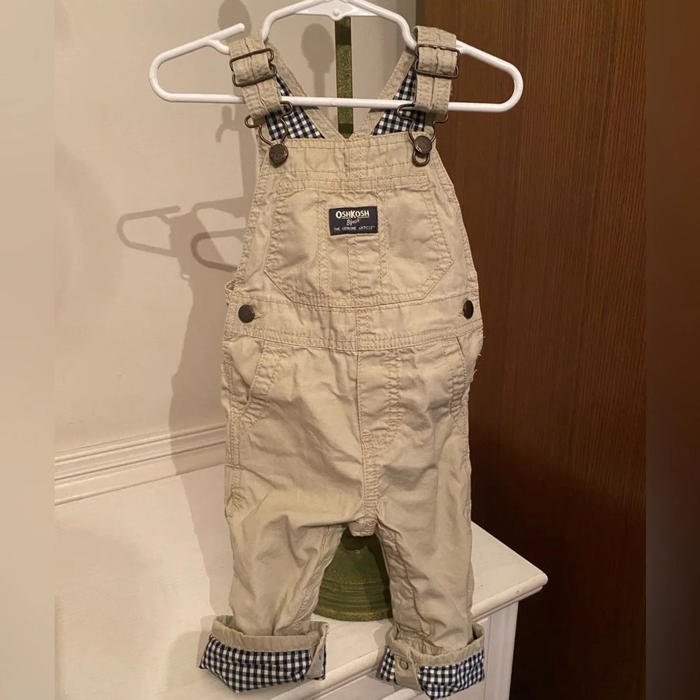 Oshkosh B’Gosh Khaki Overalls